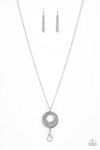 Load image into Gallery viewer, Glitzy Glow - Silver - Paparazzi Lanyard