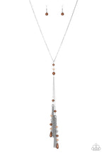 Load image into Gallery viewer, Timeless Tassels - Brown - Paparazzi