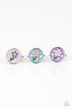 Load image into Gallery viewer, Starlet Shimmer - Painted Flower Ring - Paparazzi