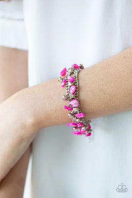 Plentiful Pebbles - Pink - Paparazzi