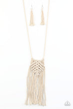Load image into Gallery viewer, Macrame Mantra - White - Paparazzi