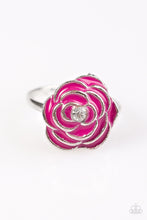 Load image into Gallery viewer, Starlet Shimmer Layered Flower Rhinestone Ring