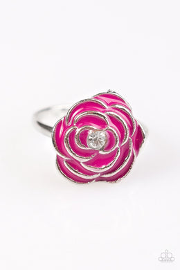 Starlet Shimmer Layered Flower Rhinestone Ring