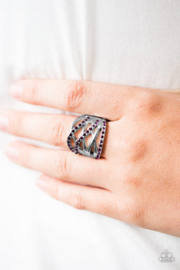 Wrapped Up In Shimmer - Purple