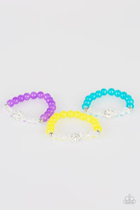 Starlet Shimmer Neon and Crystal Bead Bracelet