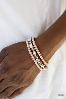 Beaded Bravado - Brown