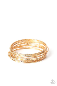 Bangle Babe - Gold - Paparazzi