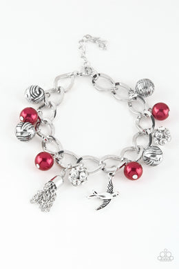 Lady Love Dove - Red - Paparazzi