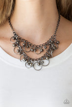 Load image into Gallery viewer, Warning Bells - Black - Paparazzi