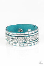 Load image into Gallery viewer, Rebel in Rhinestones - Blue - Paparazzi