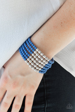 LAYER It On Thick - Blue - Paparazzi