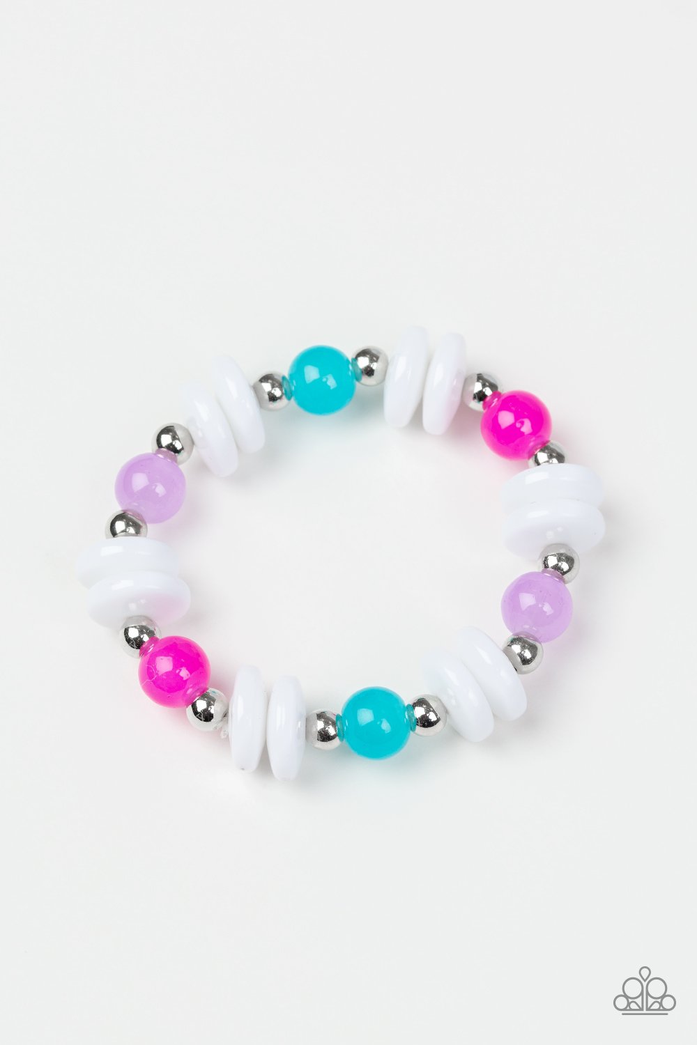 Starlet Shimmer Beaded Bracelets with White Accents