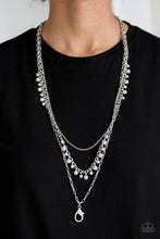 Load image into Gallery viewer, Pearl Pageant - Silver - Lanyard - Paparazzi