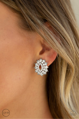 Brighten The Moment - White - Clip-On - Paparazzi