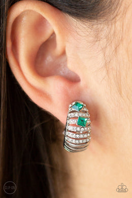 Bank Tank - Green - Clip-On - Paparazzi