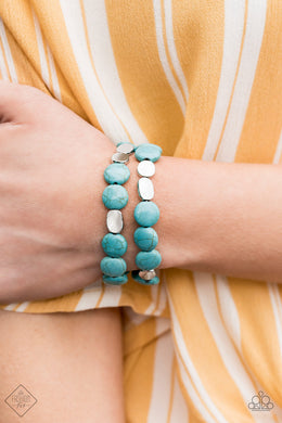 Simply Sedimentary - Blue - Paparazzi Accessories