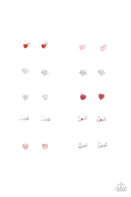 Starlet Shimmer Heart/Love Earrings
