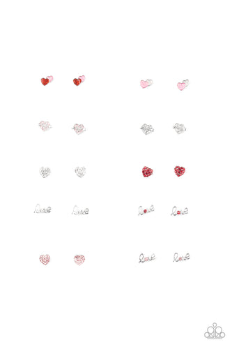 Starlet Shimmer Heart/Love Earrings