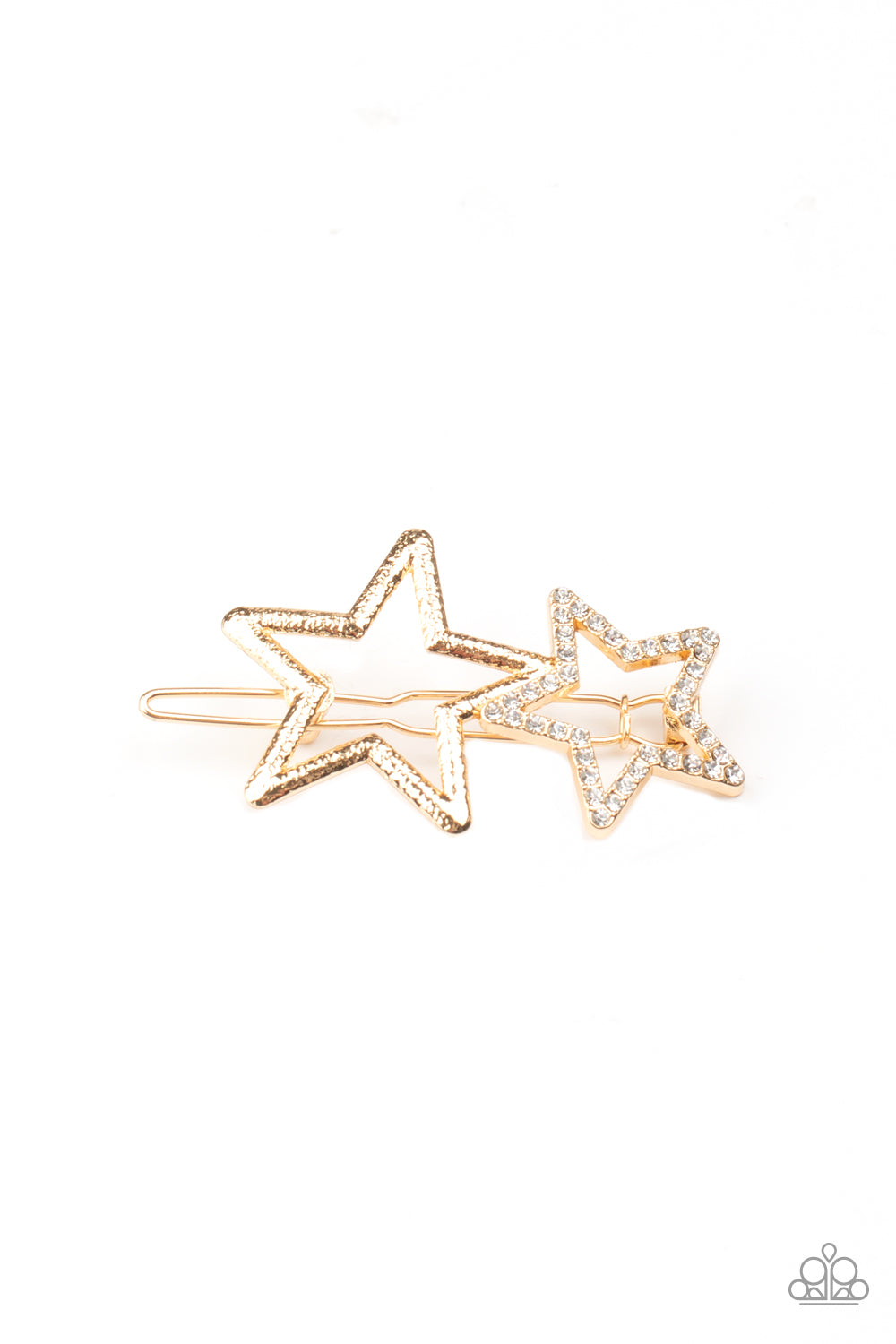 Let's Get This Party STAR-ted! - Gold - Paparazzi Hair Clip