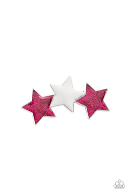 Don't Get Me STAR-ted! - Pink - Hair Clip - Paparazzi