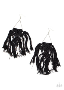 Modern Day Macrame - Black - Paparazzi