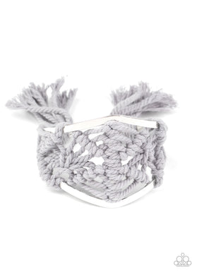 Macrame Mode - Silver - Paparazzi
