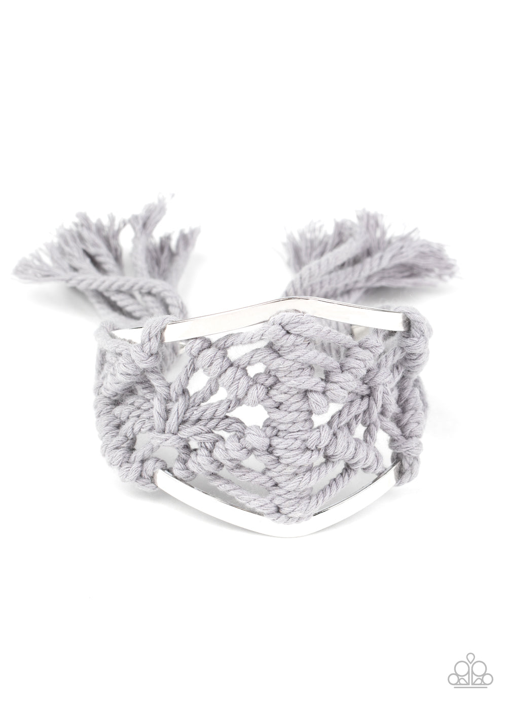 Macrame Mode - Silver - Paparazzi