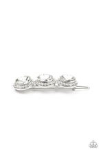 Load image into Gallery viewer, SPOTLIGHT It Up - White - Hair Clip - Paparazzi