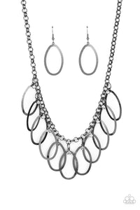 Double OVAL-time - Black - Paparazzi