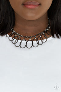 Double OVAL-time - Black - Paparazzi