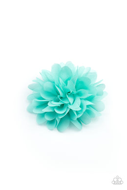 Blossom Blowout - Blue - Hair Clip - Paparazzi