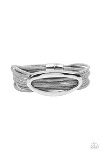 Corded Couture - Silver - Paparazzi