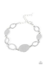 Load image into Gallery viewer, OVAL and Out - Silver - Paparazzi