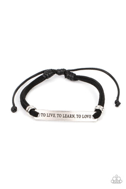 To Live, To Learn, To Love - Black - Paparazzi
