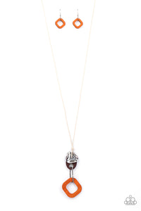 Top Of The WOOD Chain - Orange - Paparazzi