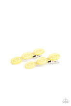 Load image into Gallery viewer, Charismatically Citrus - Yellow - Hair Clip - Paparazzi