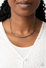 Load image into Gallery viewer, Collar Poppin&#39; Sparkle - Black - Paparazzi