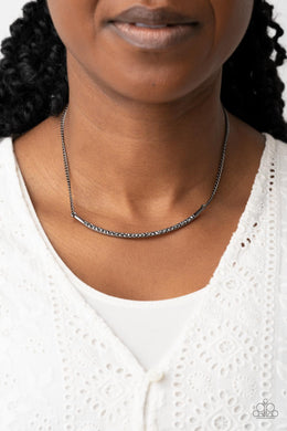 Collar Poppin' Sparkle - Black - Paparazzi