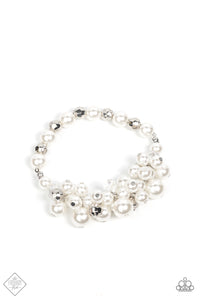 Elegantly Exaggerated - White - Paparazzi