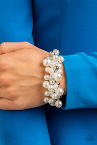 Elegantly Exaggerated - White - Paparazzi