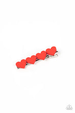 Load image into Gallery viewer, Sending You Love - Red - Hair Clip - Paparazzi