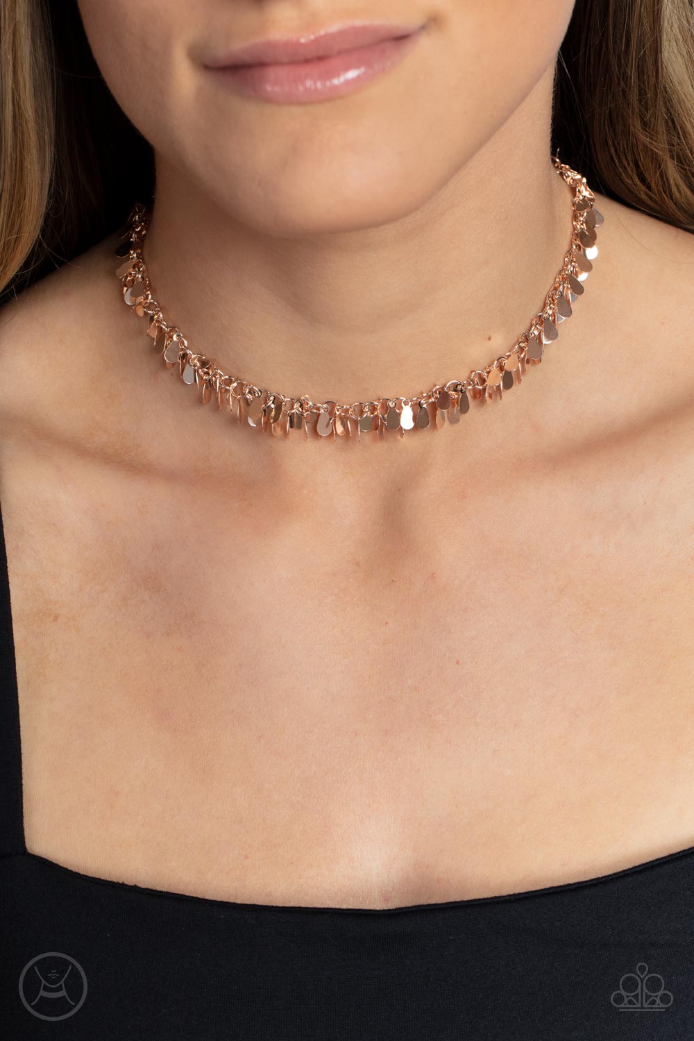 Surreal Shimmer - Gold Choker - Paparazzi