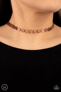 Flash Mob Flicker - Copper Choker - Paparazzi