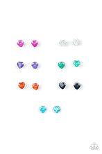 Load image into Gallery viewer, Starlet Shimmer - Heart Rhinestone Earrings
