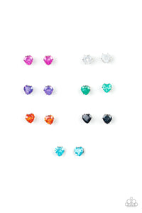 Starlet Shimmer - Heart Rhinestone Earrings