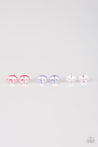 Starlet Shimmer - Rhinestone Post Earrings - Paparazzi