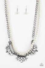 Load image into Gallery viewer, Bow Before the Queen - White - Paparazzi