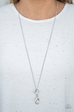 Five Alarm Firework - White - Lanyard - Paparazzi