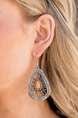 Floral Frill - Orange - Paparazzi