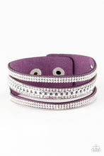 Load image into Gallery viewer, Rollin&#39; In Rhinestones - Purple - Paparazzi